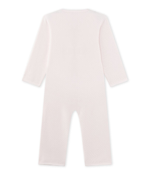 M&auml;dchen-Overall aus Fleece rosa/grau