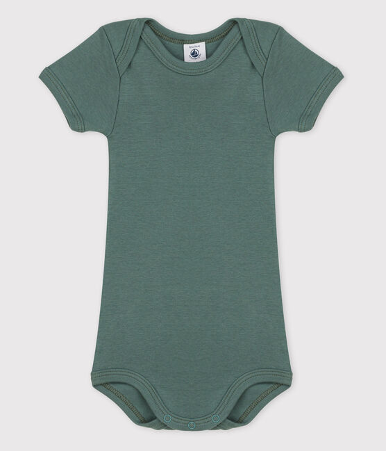 Kurzärmeliger Baby-Body für Mädchen grün VALLEE