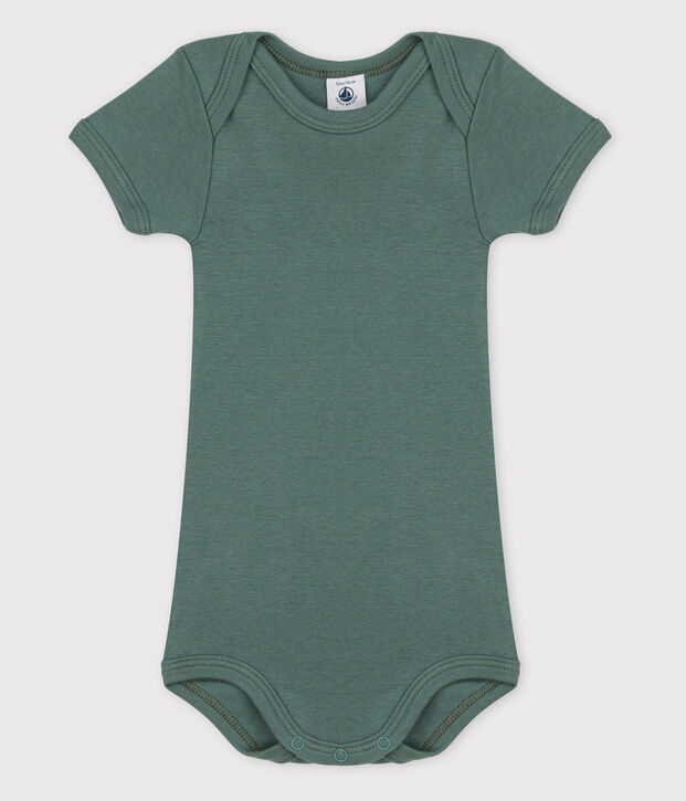 Kurz&auml;rmeliger Baby-Body f&uuml;r M&auml;dchen gr&uuml;n