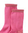 Einfarbige Mädchen-Socken rosa PETUNIA
