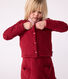Kinder-Cardigan aus einfarbiger Baumwolle