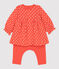 Baby-Kleid mit Leggings aus Bio-Baumwolle für Mädchen OURSIN/ ECUME