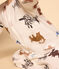 Strampler aus Molton mit Hundemotiv weiss MARSHMALLOW/weiss MULTICO
