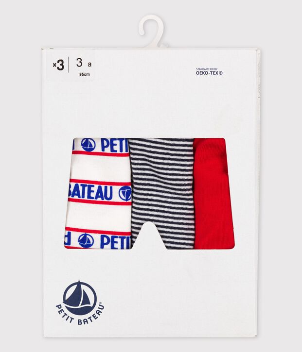 3er-Set Boxershorts aus Baumwolle f&uuml;r Jungen vielfarbig