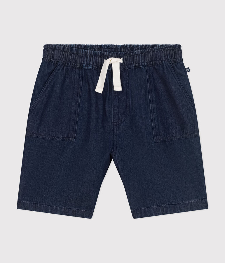 Kinder-Shorts aus leichtem Denim f&uuml;r M&auml;dchen blau DENIM
