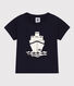 Kurzärmeliges Baby-T-Shirt aus Jersey mit Motiv