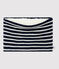 Kinder-Snood Mädchen/Jungen blau SMOKING/weiss MARSHMALLOW