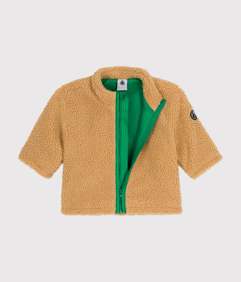 Baby-Jacke aus Sherpa beige