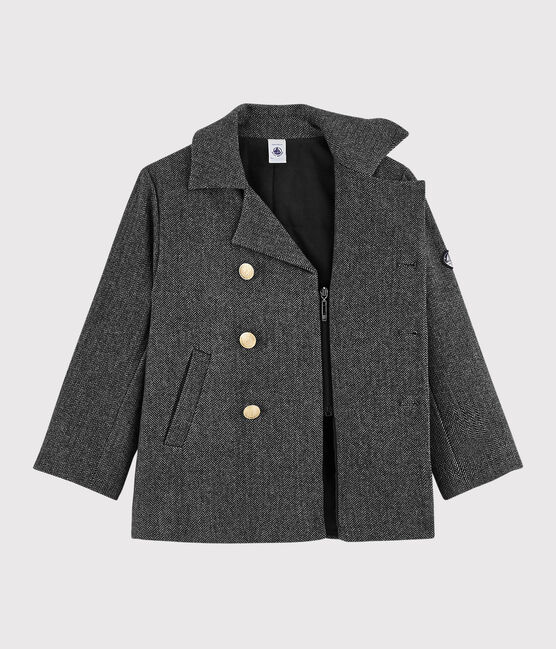 Caban-Mantel aus Wollstoff für Jungen grau CITY CHINE