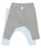 Zwei Unisex Baby Leggings aus angerautem 1x1 Rippstrick in Uni variante 1