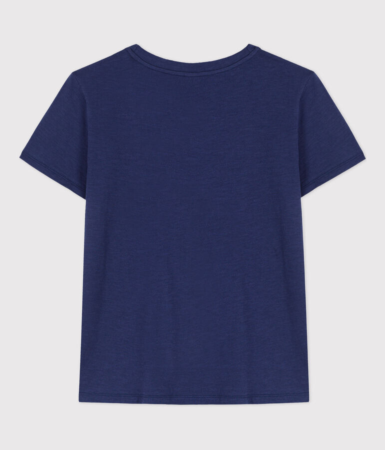 T-Shirt LE DROIT aus Baumwolle mit Rundhalsausschnitt blau