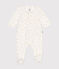 Strampler aus Nicki weiss MARSHMALLOW/weiss MULTICO