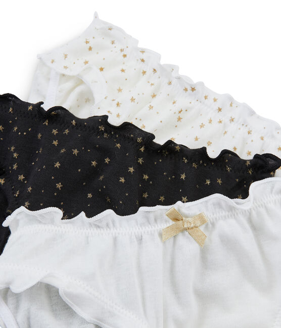 3er-Set Unterhosen mit Volants für kleine Mädchen variante 1