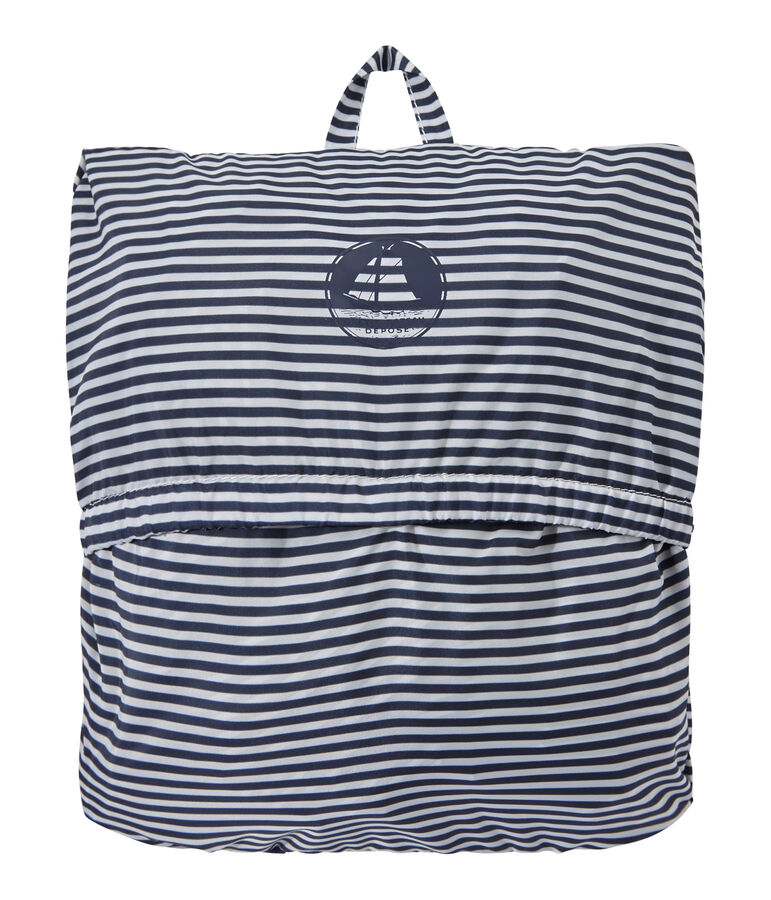 Winddichte Kinderjacke Unisex blau/weiss