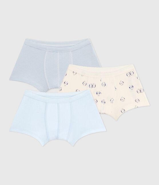 Set Kinder-Boxershorts mit überzogenem Bund aus bedruckter Baumwolle variante 1
