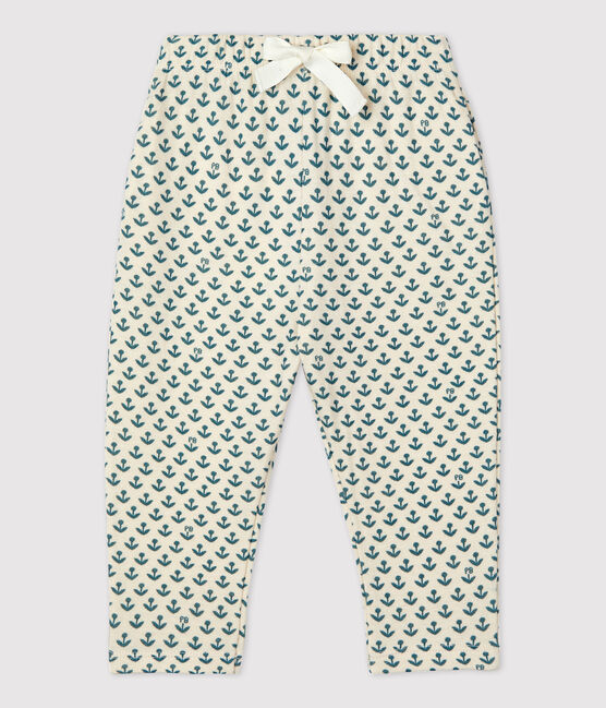 Baby-Hose aus Doppeljersey weiss AVALANCHE/ BRUT