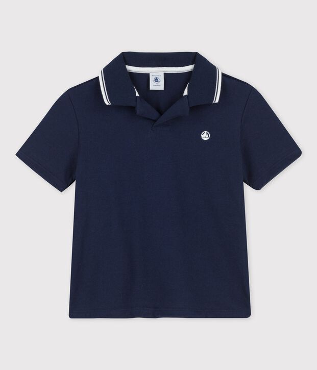 Kurz&auml;rmeliges Poloshirt aus Jersey f&uuml;r Jungen SMOKING
