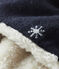 Peruvian Baby-Beanie mit Sherpa-Futter für Jungen blau SMOKING