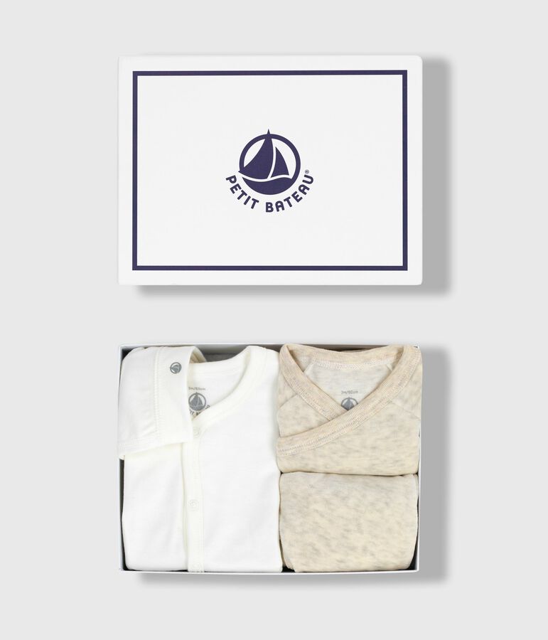 Baby-Geschenkset aus einfarbigem Nicki vielfarbig