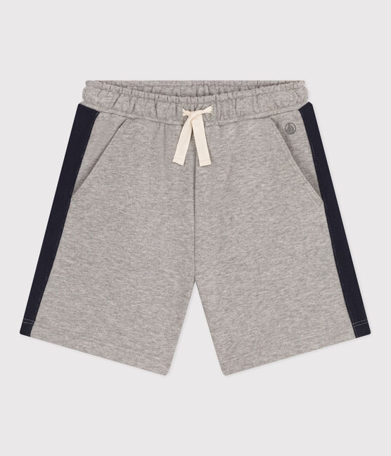 Baumwollshorts für Jungen grau CHATON CHINE