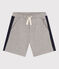Baumwollshorts für Jungen grau CHATON CHINE