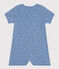 Kurzer Baby-Overall aus Baumwolle blau BEACH/ MARSHMALLOW