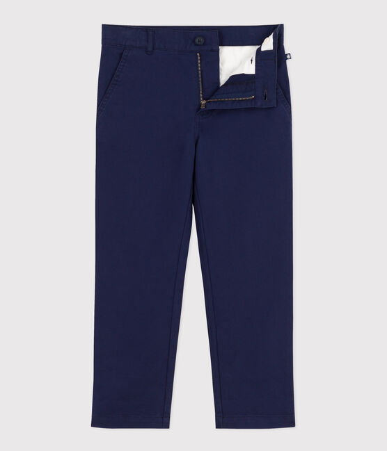 Kinder-Hose aus Chino für Jungen blau MEDIEVAL