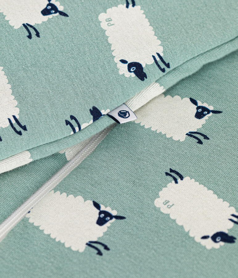 Baby-Schlafsack aus Baumwolle TOG-Wert-Wert 2,5 gr&uuml;n/vielfarbig
