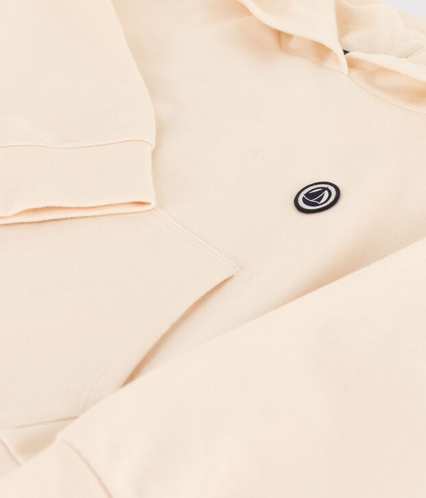 Kinder-Kapuzenshirt f&uuml;r M&auml;dchen / Jungen naturfarben