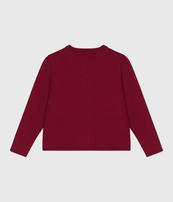 Kinder-Cardigan aus Molton für Mädchen AMARANTE