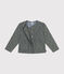 Leichte Kinder-Winterjacke für Mädchen grün THUYA