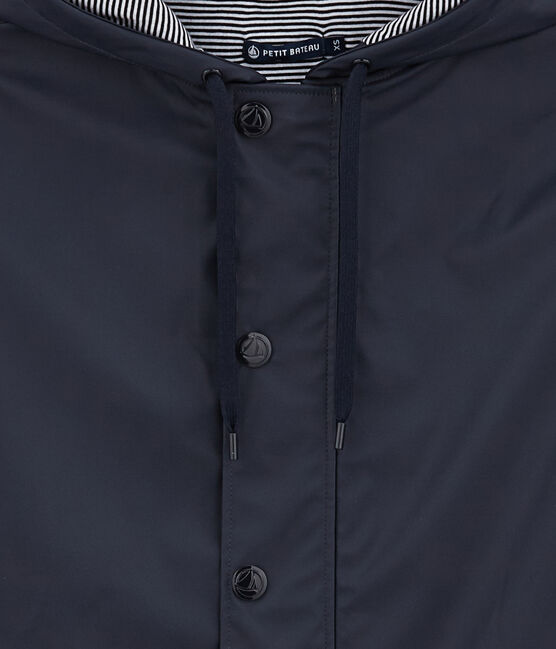 Klassische Damen-/Herren-Regenjacke blau SMOKING