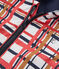 Warme Kinder-Windjacke unisex weiss MARSHMALLOW+SIGNAL/rot MULTICO