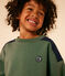 Kinder-Sweatshirt aus Molton für Jungen grün CROCO