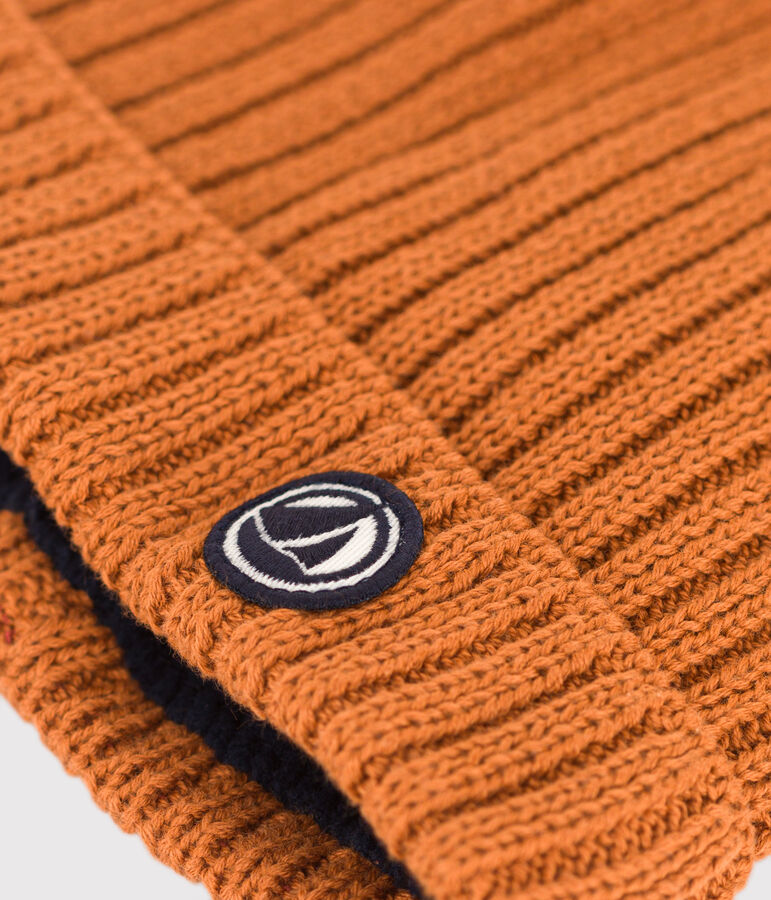 Baby-M&uuml;tzchen mit Fleece-F&uuml;tterung braun