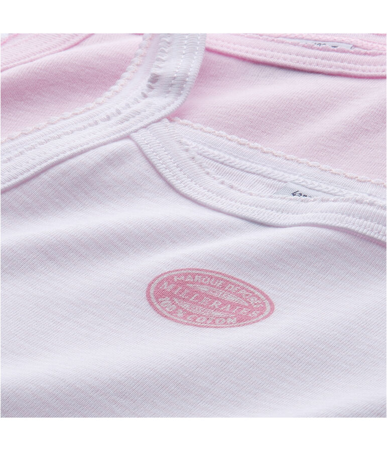 Ein Paar M&auml;dchen Tr&auml;gerhemden einfarbig/ ringelgestreift lot .