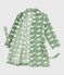 Kinder-Morgenmantel aus Fleece mit Muster SAULE/ MARSHMALLOW