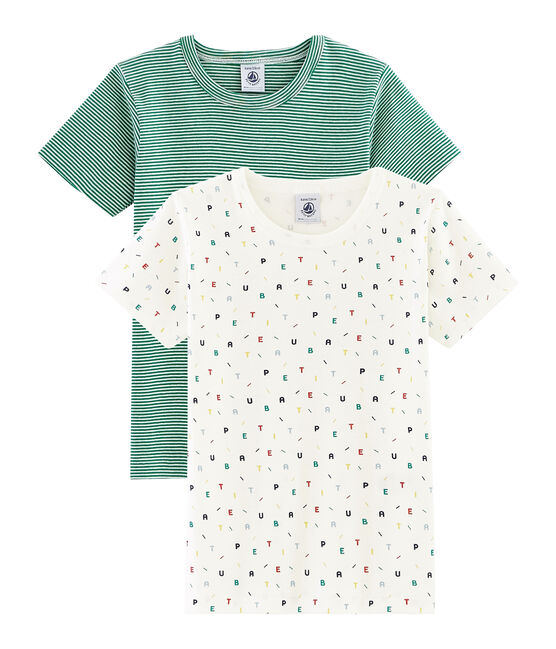 2er-Set kurzärmlige T-Shirts für kleine Jungen variante 1