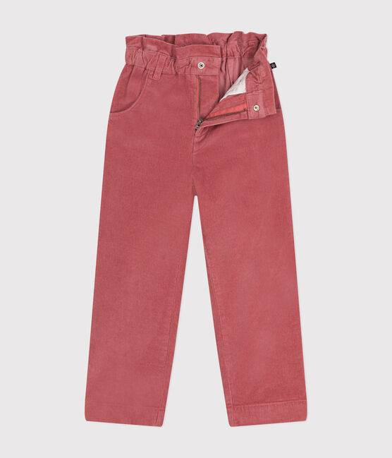 Kinder-Hose aus Fein-Cord für Mädchen rosa ROSEWOOD