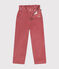 Kinder-Hose aus Fein-Cord für Mädchen rosa ROSEWOOD