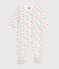 Baby-Pyjama aus Baumwolle mit Skateboard-Printmotiv weiss MARSHMALLOW/weiss MULTICO