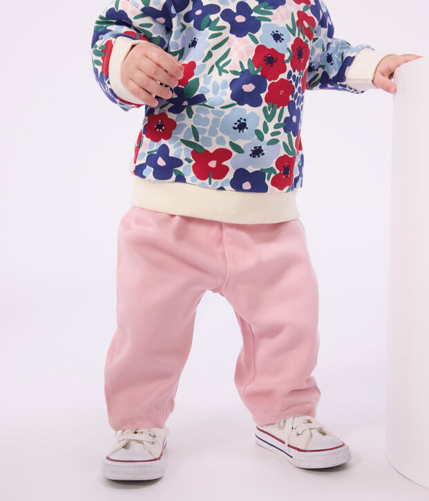 Baby-Hose aus weicher einfarbiger Baumwolle. MARQUISE