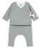 2-teiliges Baby-Set aus gestepptem Doppeljersey grau SUBWAY CHINE CN