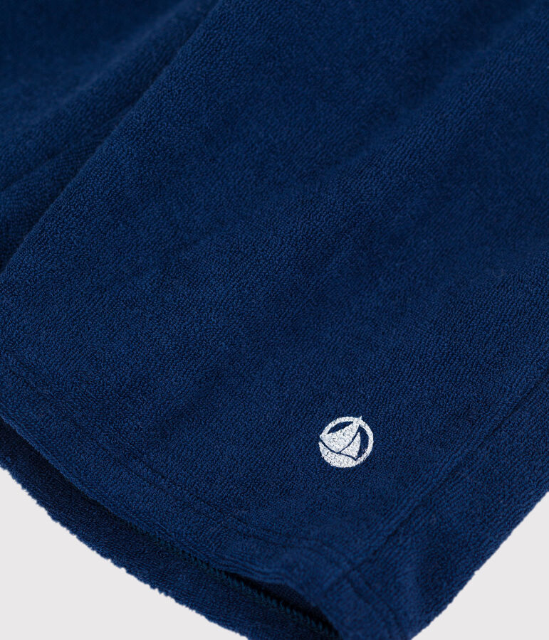 Kinder-Bermudashorts aus Frottee f&uuml;r Jungen blau