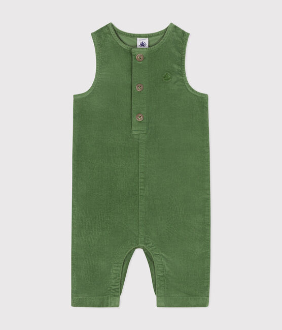 Baby-Overall aus Cord grün PALMERAIE