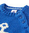 Baby-Jungen-Pullover mit Jacquard-Motiv blau LIMOGES