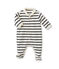 Baby-Strampler beige COQUILLE/blau ABYSSE
