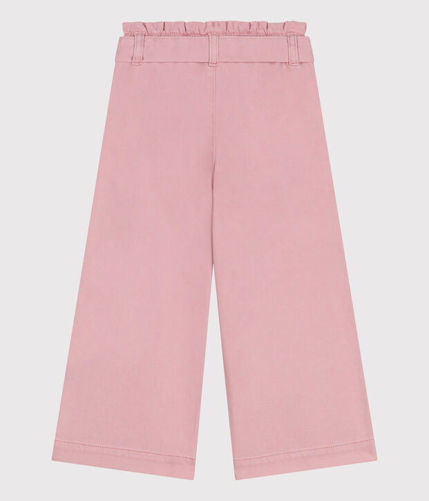 Kinder-Hose aus Baumwoll-/Lyocell-Mischgewebe. rosa