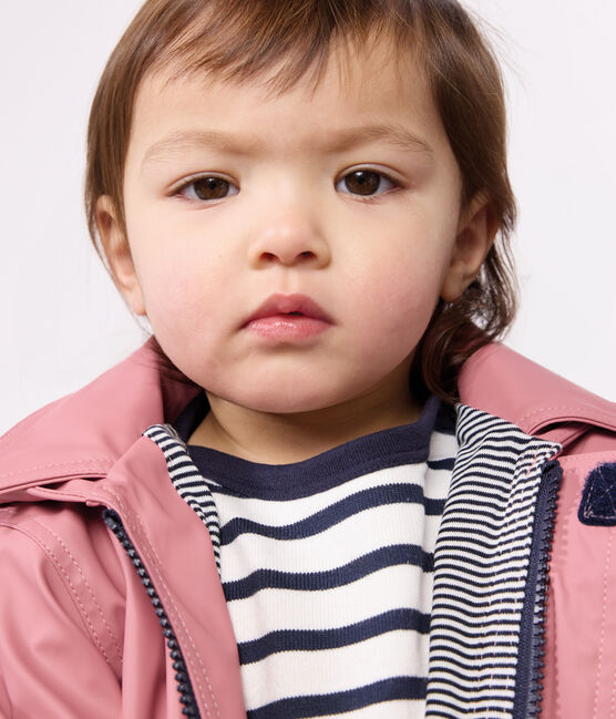 Ikonische Baby-Regenjacke rosa ROSEWOOD