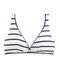 Damen-BH weiss MARSHMALLOW/blau SMOKING